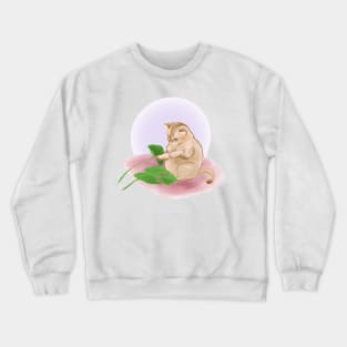 不开心的猫 unhappy cat Crewneck Sweatshirt